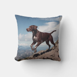 Tysk Shorthar Pointer Elegant Dekorativ kudde