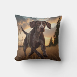 Tysk Shorthar Pointer Elegant Dekorativ kudde