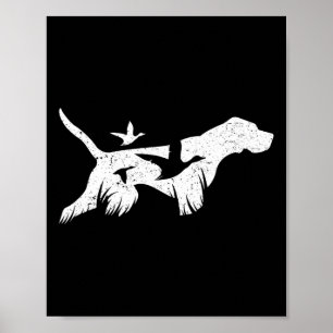 Tysk Shorthar Pointer Gsp Hunting Hundar Poster
