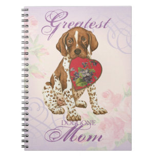 Tysk Shorthar Pointer Heart Mamma Anteckningsbok
