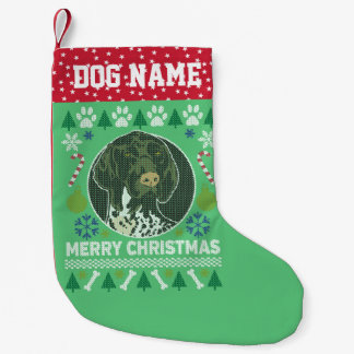 Tysk Shorthar Pointer Hund Ugly jul Liten Julstrumpa