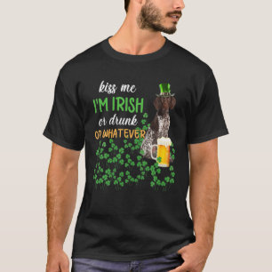 Tysk Shorthar Pointer Kissar mig att jag är irländ T Shirt