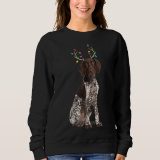 Tysk Shorthar Pointer Reindeer Juljul-Hund T Shirt