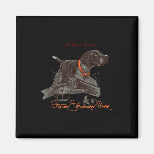Tysk Shorthar Pointer Shirt Born Hunter Magnet