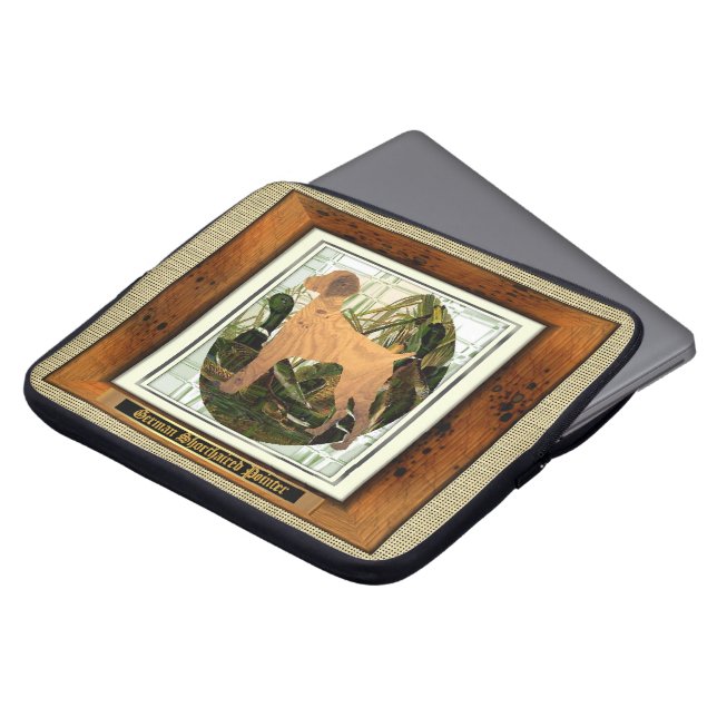 Tysk Shorthar Pointer Sport Laptop Fodral (Framsida topp)