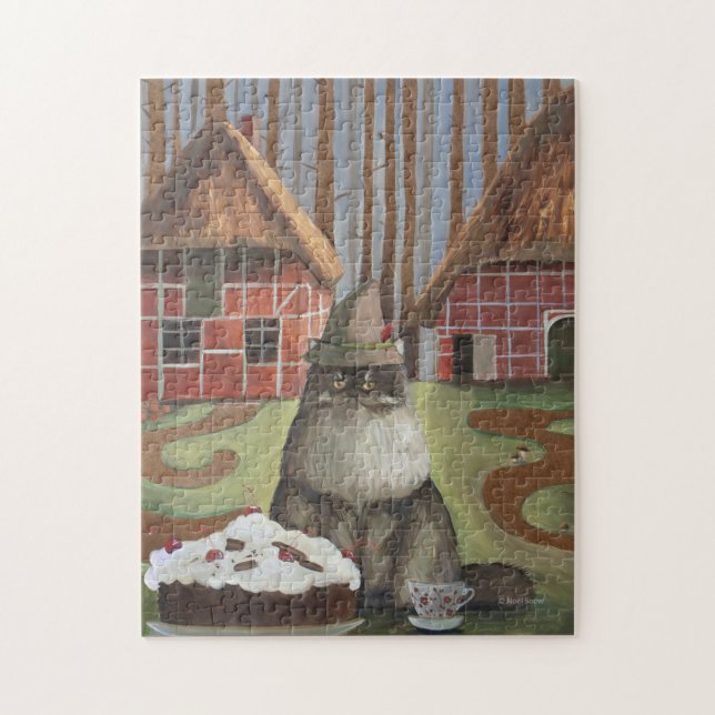 Tysk skogskassa med kummel pussel (Vertikal)