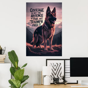 Tysk skvallerkurage vid Sunset Poster