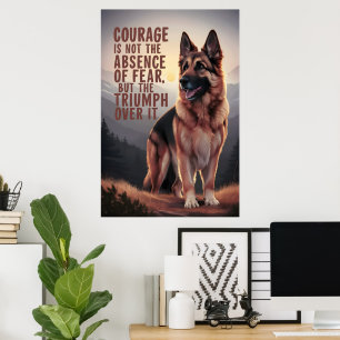 Tysk skvallerutbildning vid solnedgång poster