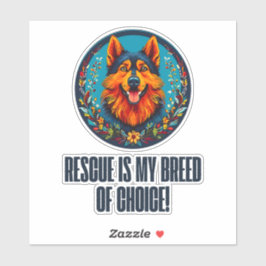 Tysk skyddad hund klistermärken