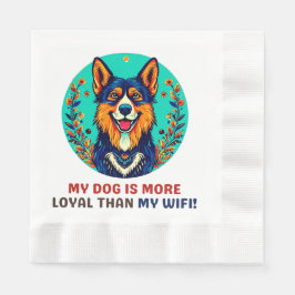 Tysk skyddad hund pappersservett