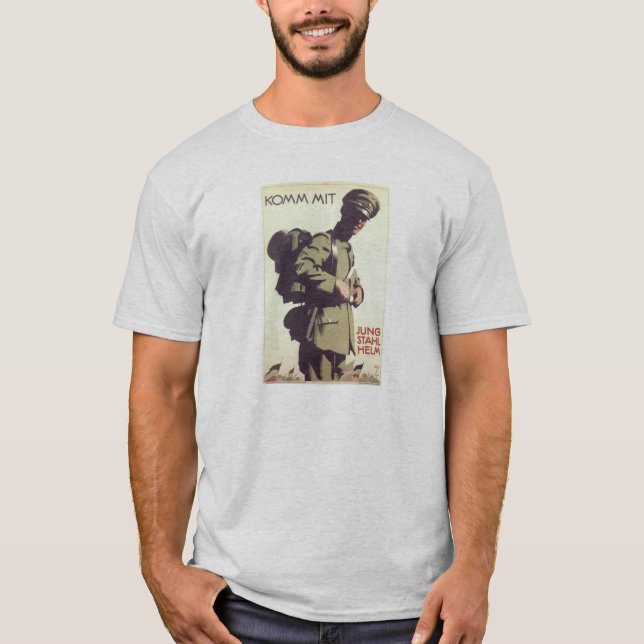 Tysk soldat WW1 - Reenacting T-shirt (Framsida)