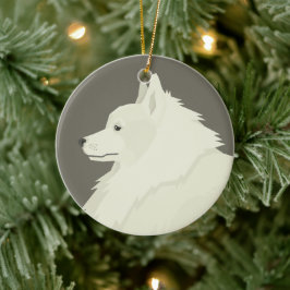 Tysk Spets Julgransprydnad Keramik