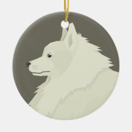 Tysk Spets Julgransprydnad Keramik