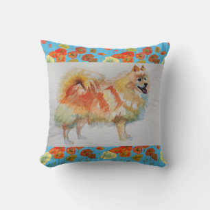 Tysk spitz Pommern hund Decor Cushion Kudde