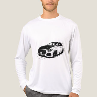 Tysk sport-SUV monokrom vektorgrafik T Shirt
