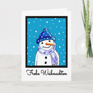 Tysk språkjulkort - Frohe Weihnachten Helgkort