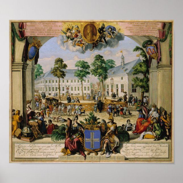 Tysk stad Lingen (1700) Poster (Framsidan)