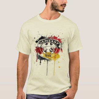 Tysk stolthet Vattenfärgssplash T Shirt