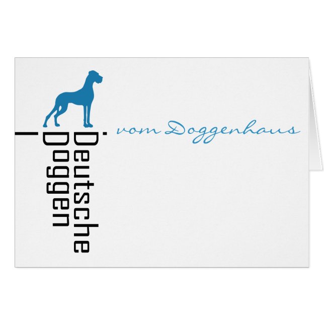 Tysk storeraser hälsningskort (Framsidan Horizontal)