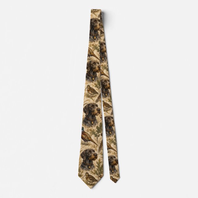 Tysk strävhårig pointer – Jaktkollektion Slips (Framsida)