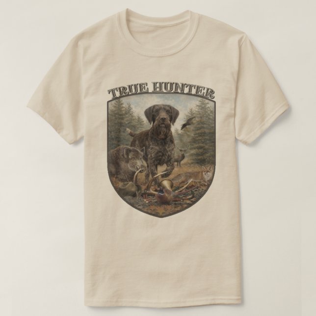 Tysk strävhårig pointer t shirt (Design framsida)