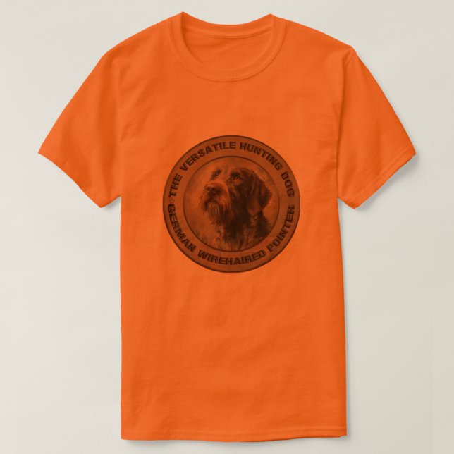 Tysk strävhårig pointer t shirt (Design framsida)