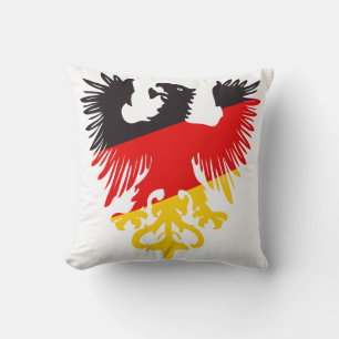 Tysk svart örn kudde