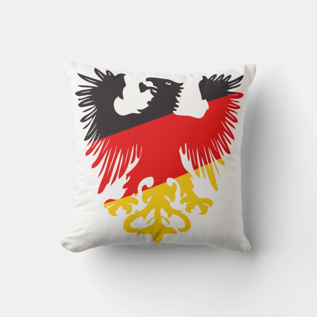 Tysk svart örn kudde (Framsida)