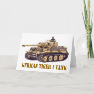 TYSK TANK FÖR TIGER 1 KORT