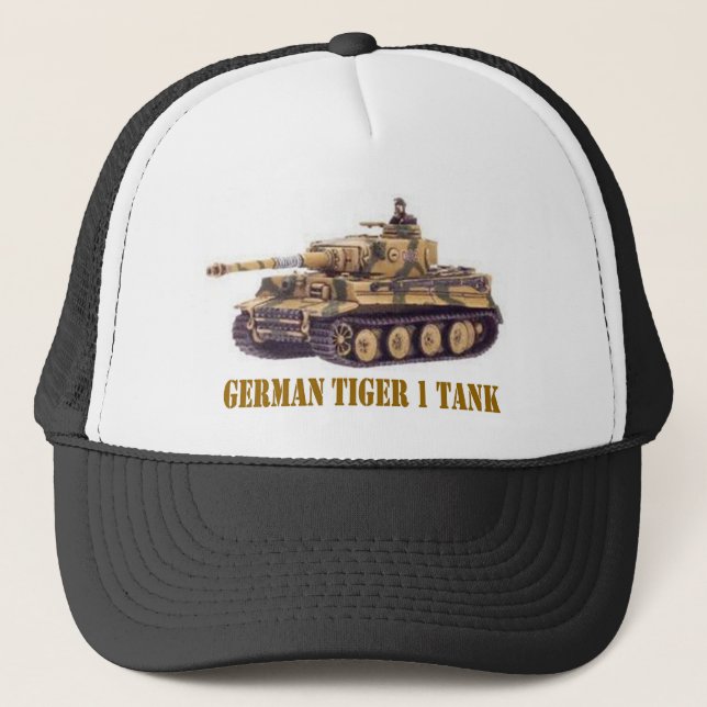 TYSK TANK FÖR TIGER 1 TRUCKERKEPS (Framsida)