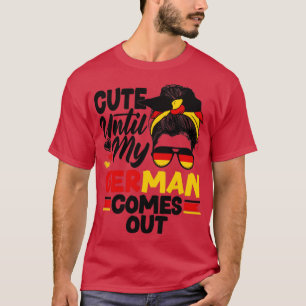 Tysk Tyskland tysk Flagga Cute Tills min tyska Co T Shirt