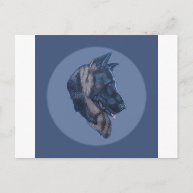 Tysk undersökning av Shepherd Head Vykort (Framsida)