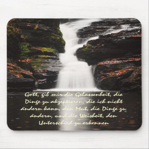 Tysk vattenfall Mousepad för Serenitybönhöst Musmatta