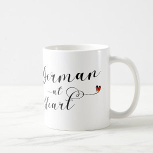 Tysk vid Heart Mugg, Tyskland Kaffemugg