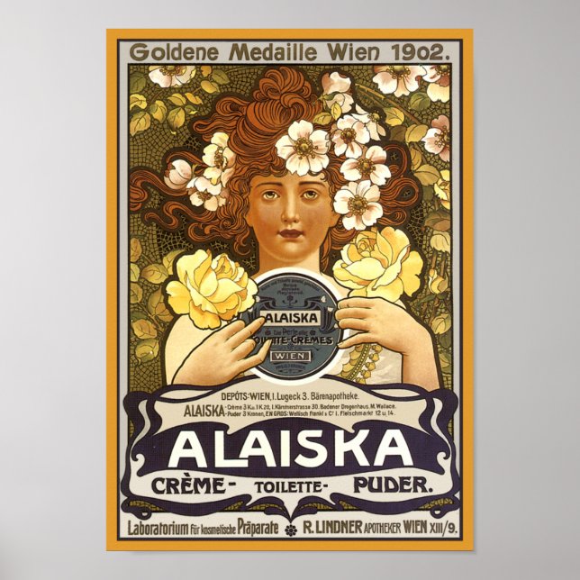 Tysk Vintage Soap Poster (Framsidan)