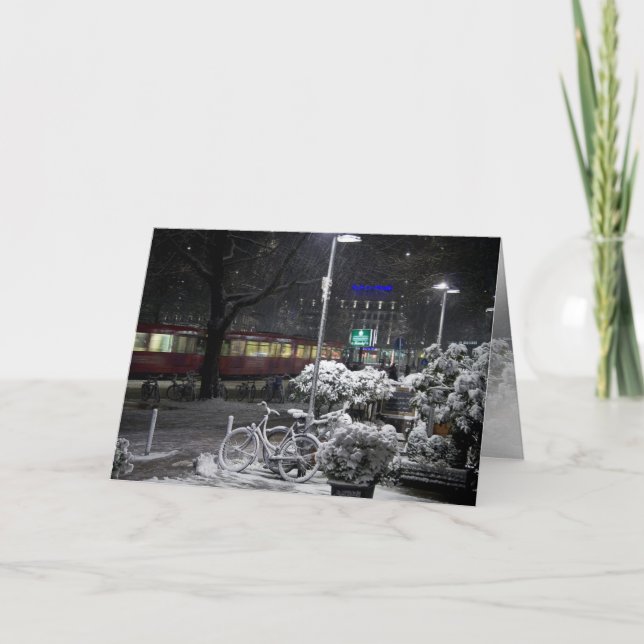 Tysk vinter helgkort (Framsida)