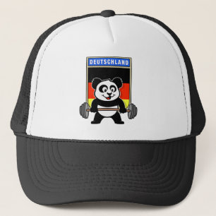 Tysk Weightlyftande Panda Keps