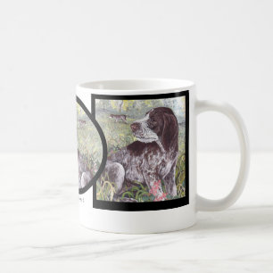 Tysk Wirehaired mugg för pekarevalpdrömmare