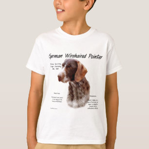 Tysk Wirehaired pekarehistoriedesign Tee Shirt