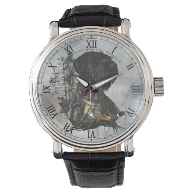 Tysk Wirehsted Pointer Armbandsur (Framsida)