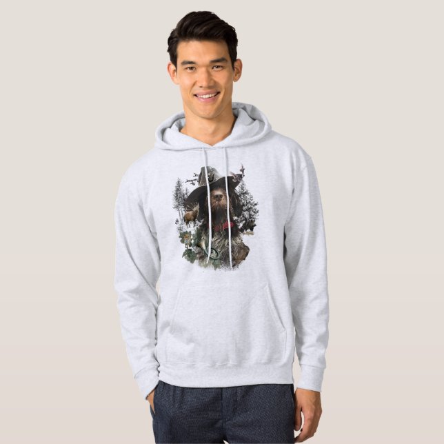 Tysk Wirehsted Pointer Hoodie (Hel framsida)