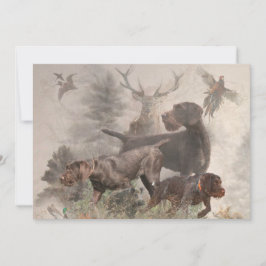 Tysk Wirehsted Pointer Inbjudningar