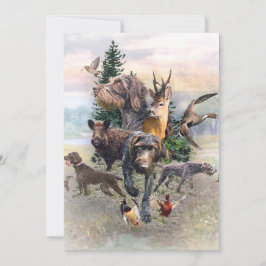 Tysk Wirehsted Pointer Inbjudningar