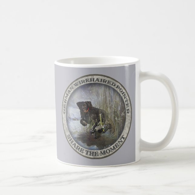 Tysk Wirehsted Pointer Kaffemugg (Höger)