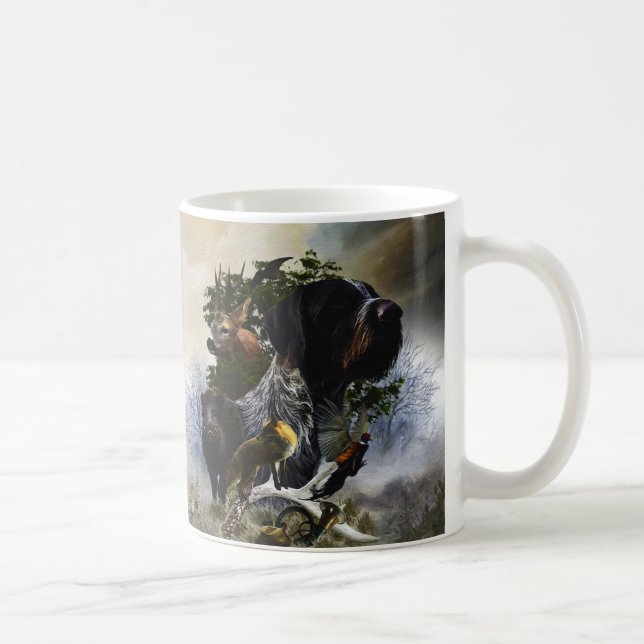 Tysk Wirehsted Pointer Kaffemugg (Höger)