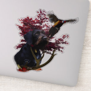 Tysk Wirehsted Pointer Klistermärken