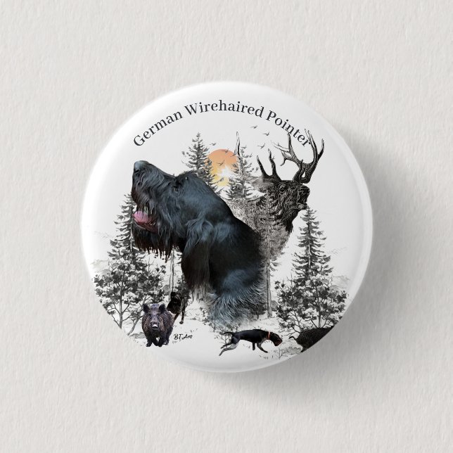Tysk Wirehsted Pointer Knapp (Framsida)