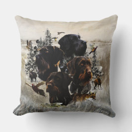 Tysk Wirehsted Pointer Kudde