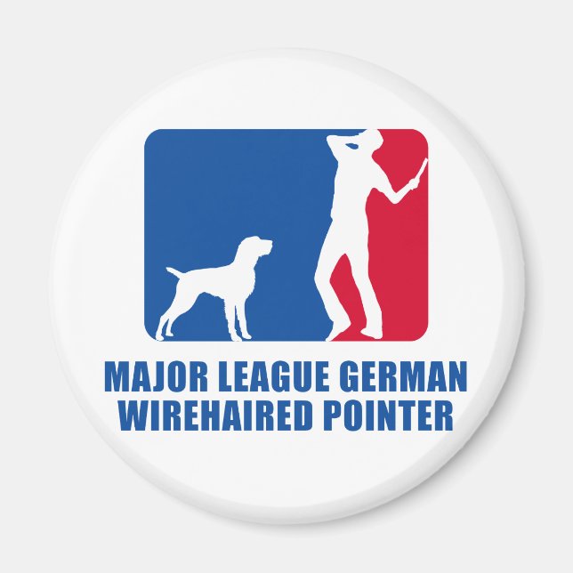 Tysk Wirehsted Pointer Magnet (Framsidan)
