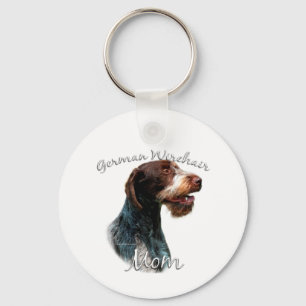 Tysk Wirehsted Pointer Mamma 2 Nyckelring